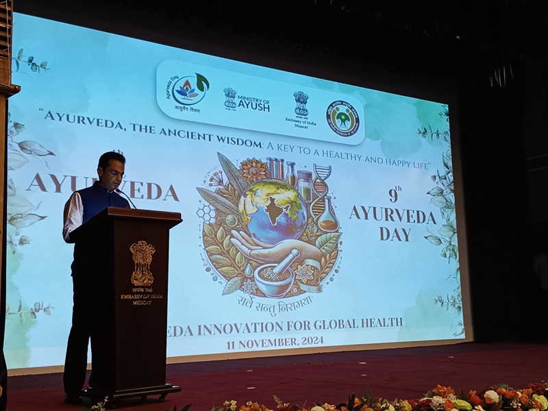 Embassy of India in Muscat Celebrates the 9th Ayurveda Day